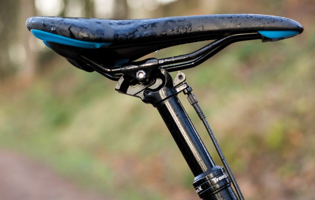 Slack seat angle necessitated a forward saddle position