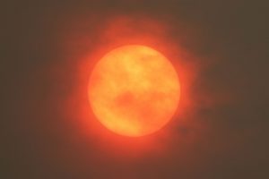 red sun
