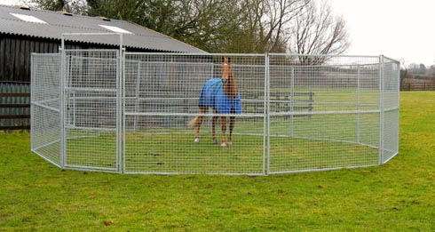 Lightweight  Monarch Paddock Pen with Horse