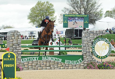 William Fox-Pitt riding Seacookie at Rolex Kentucky three-day event. Photo by Nancy Jaffer