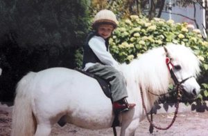 Katy Carter's son Harry on Sprinter