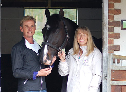 Susan Wilkinson and Carl Hester