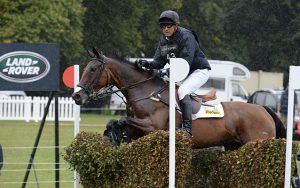 Burghley trot-up Bill Levett