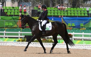 Natasha Baker riding Cabral at the Rio Paralympics