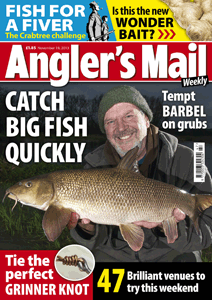 Be sure to get this week’s brilliant new issue of Angler’s Mail magazine! It’s in shops from Tuesday, November 19.