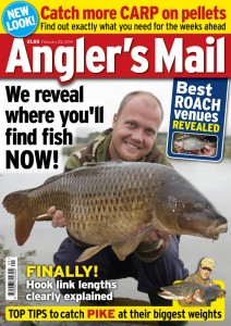 Be sure to get your copy of Angler's Mail this week. It reveals best roach venues, offers insight into catching on pellets now, plus Garbolino's new poles - and much more! It's on sale from Tuesday, February 25.