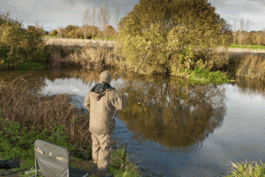 Are anglers returning to rivers because they are seeking a different challenge to carp fishing pools?