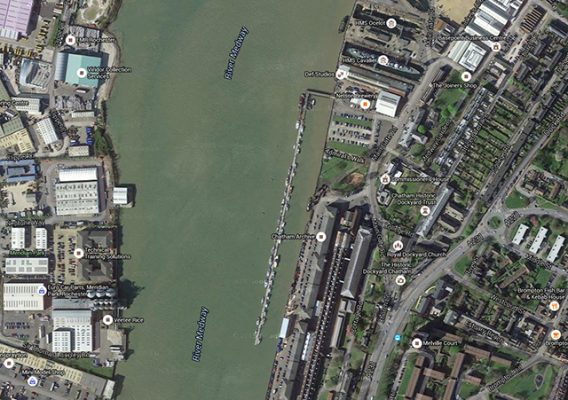 Victory Marina, Chatham. Credit Google Maps