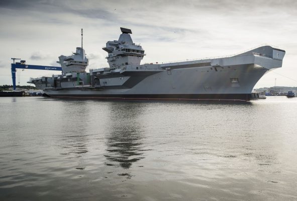 UK's biggest warship HMS Queen Elizabeth sets sail on maiden voyage