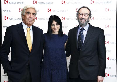 Ipek Kiraç with German Frers and Rob Humphreys