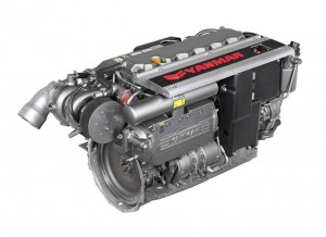 In the new line-up, the 5.8-litre unit develops 440 mhp at 3,300 rpm with added boost from a water-cooled turbocharger