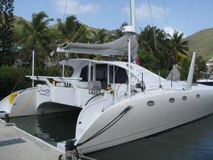 46ft performance cruising catamaran in the world: a four-ton, Schionning-designed The 46ft vessel is made from carbon, mast included.
