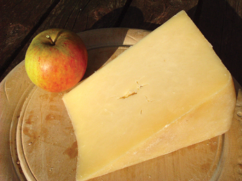 Keens cheddar and an English apple