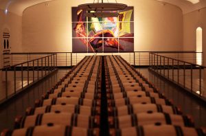 The cellar room at Château Pavie.