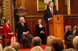 king of spain, uk visit