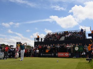 Dustin Johnson shoots 64 at The Open