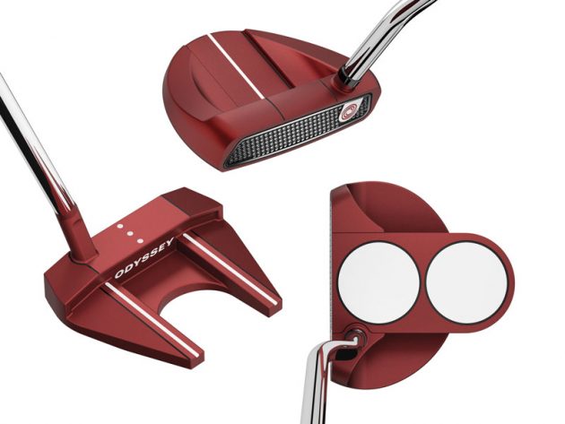 odyssey o works red putters launched golf monthly odyssey o works 2 ball putter