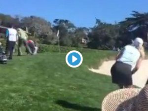 WATCH: Model Kelly Rohrbach Narrowly Misses Clint Eastwood, Hits Nick Faldo