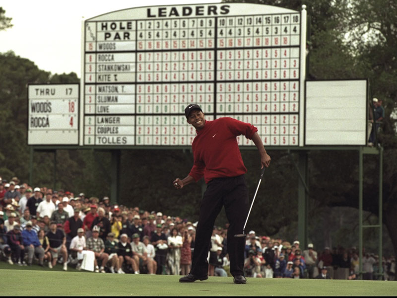 Tiger Woods US Masters Record