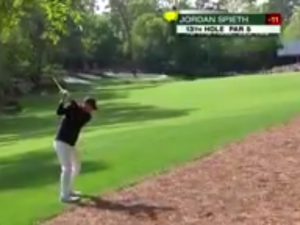 WATCH: Jordan Spieth Hits Stunning Shot From Pine Straw