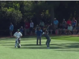WATCH: Amateur Doug Ghim Eagles 18 At Augusta