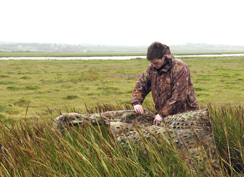 Wildfowling camouflage net 