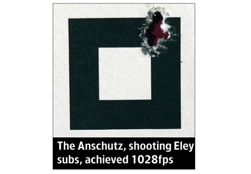Anschutz shooting Eley subs