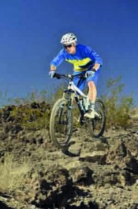 Shredding the Mount Vision at Bootleg Canyon