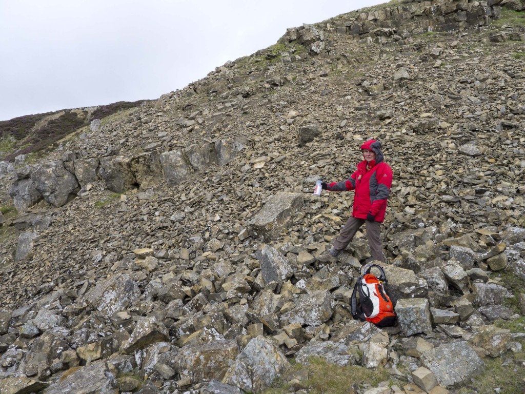 mbr03 Sylvia Horner with the Yorkshire Roadtrip treasure