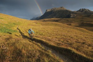 There could be a plastic receptacle at the end of that rainbow
