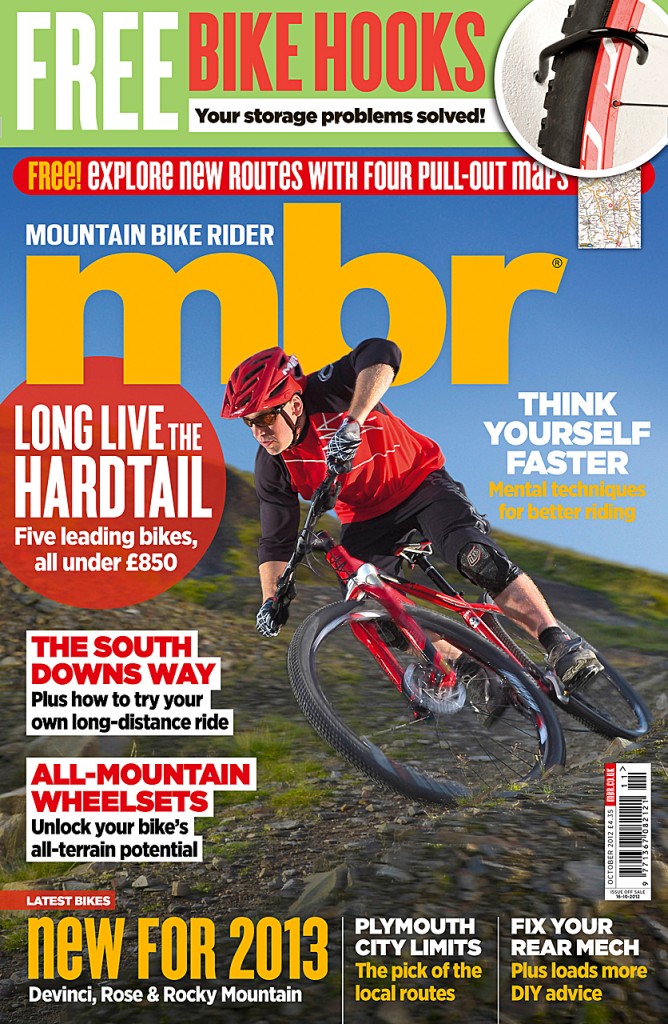 Free bike hooks with October's issue of MBR!