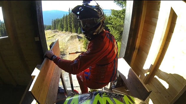 Claudio Caluori previews the World Cup downhill trail at Hafjell, Norway