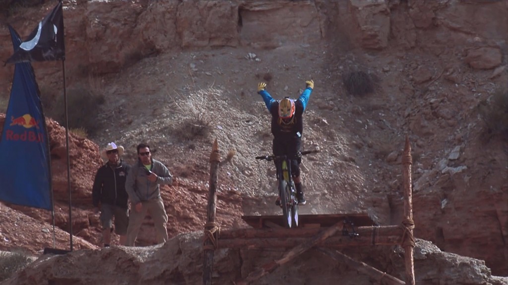 Strait's signature suicide on the Oakley Icon Sender