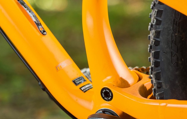 The Stumpy generation game: old front triangle meets new fat rear end (Kirkman)