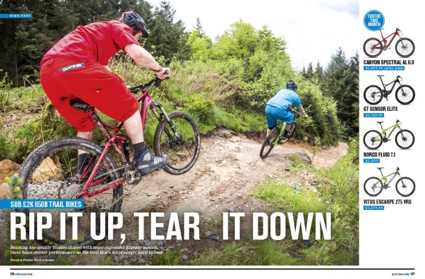 Sub £2k rippers on test from GT, Canyon, Vitus and Norco
