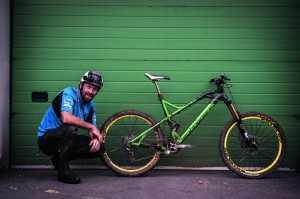 Chris Porter and his custom Mondraker Dune XR