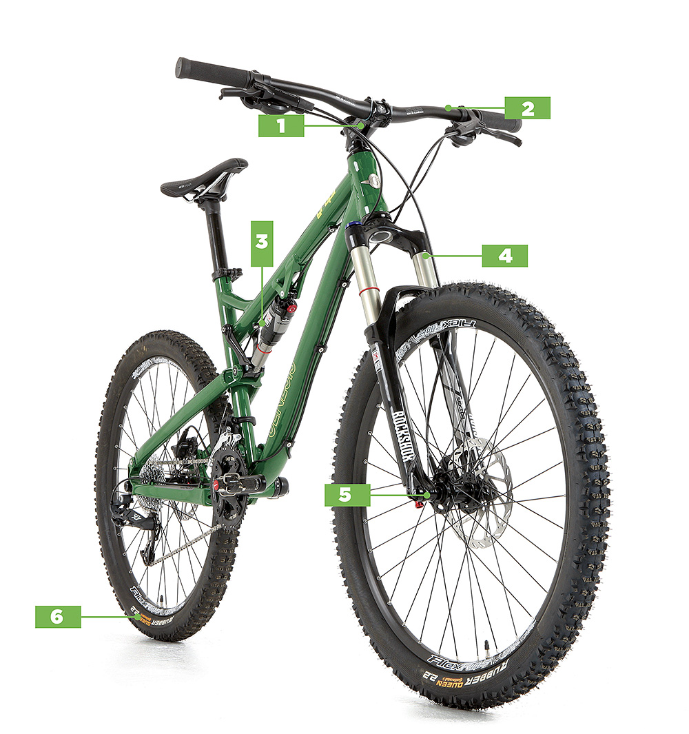 top rated full suspension mountain bikes