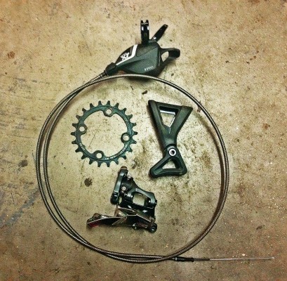 Gear shift: various componentry was jettisoned