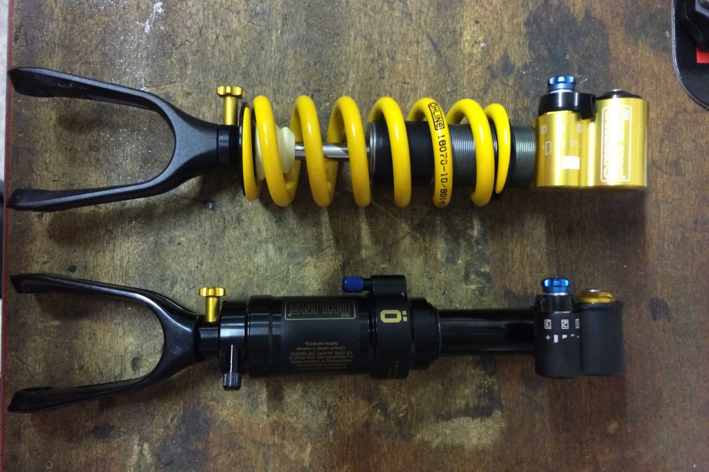Exclusive first look Öhlins STX22 air shock (VIDEO) MBR