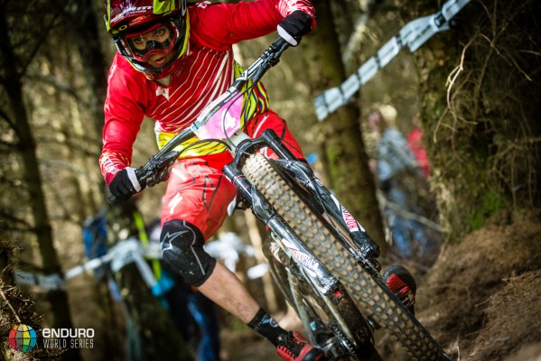 Anneke Beerten looking focussed at the 2015 EWS  (Wragg)