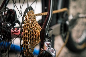 SRAM gold drivetrain