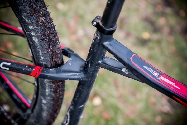 Compliant rear end borrows road bike technology