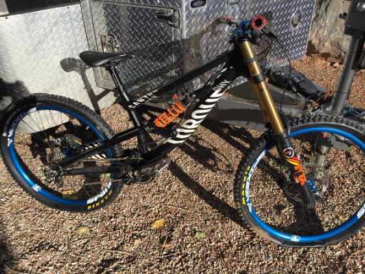 Darren's Rampage Canyon Torque that he posted on Instagram