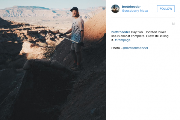 Brett Rheeder react rampage 2015