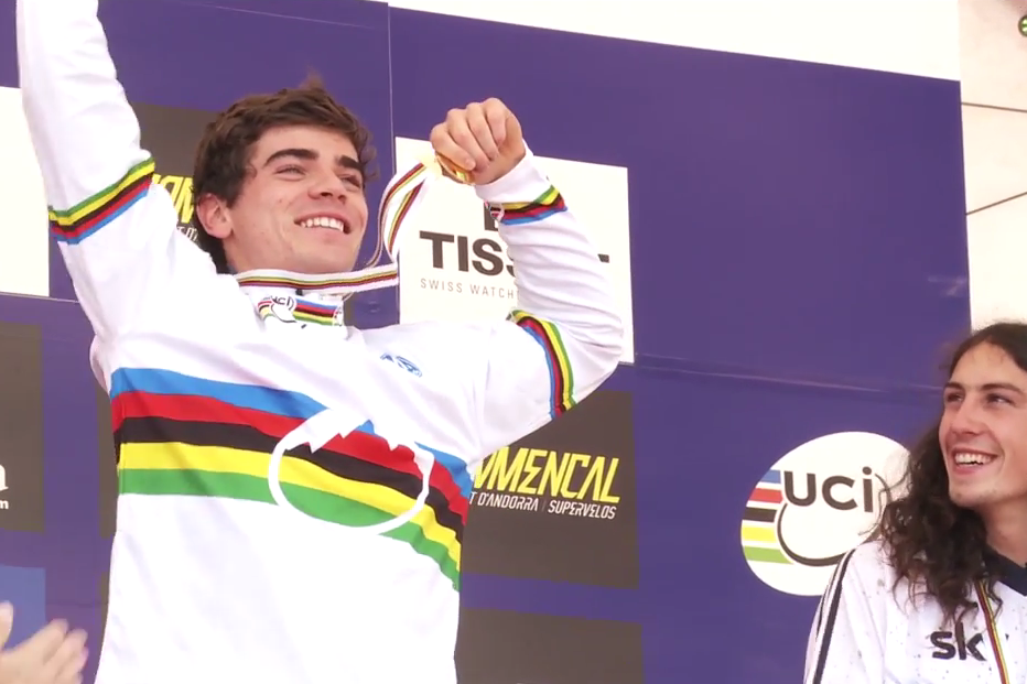 Loic Bruni on podium