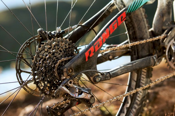 The carbon Range comes with SRAM's XX1 groupset