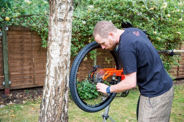 Trail centre rider mechanic