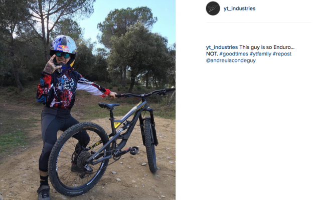 Tweets 7:1:16 YT Industries