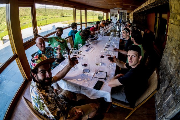 Ending the show with some Merlot