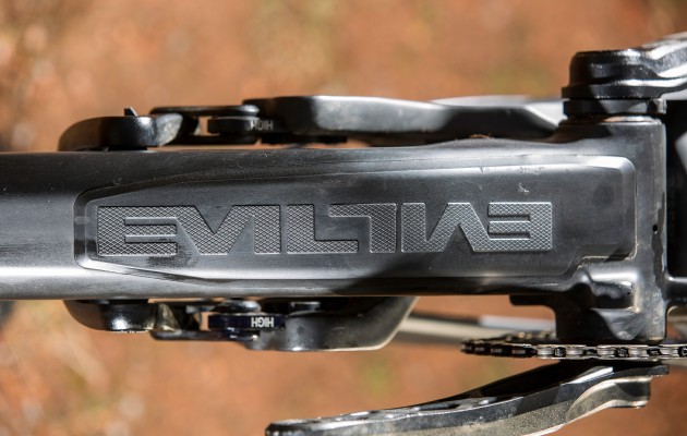 Armoured down tube looks bad to the bone